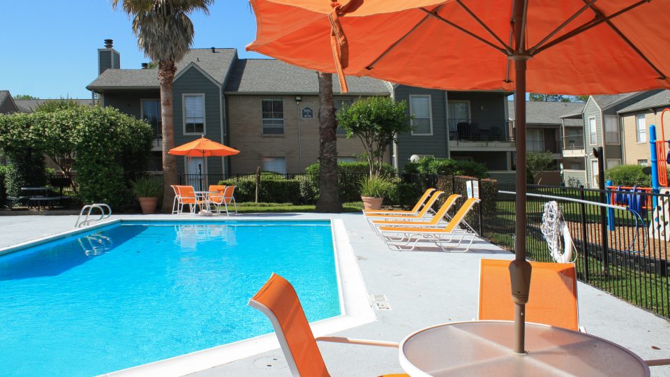 pool at The Caldera Apartments